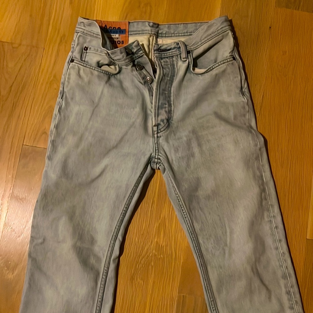 Acne Studios, Size 25/32, Log Jean Light blue